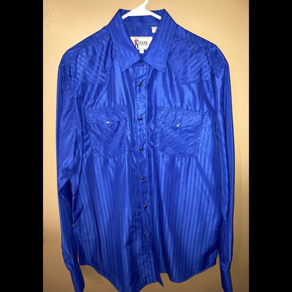 NWT Starr Western Wear Cowboy Shirt